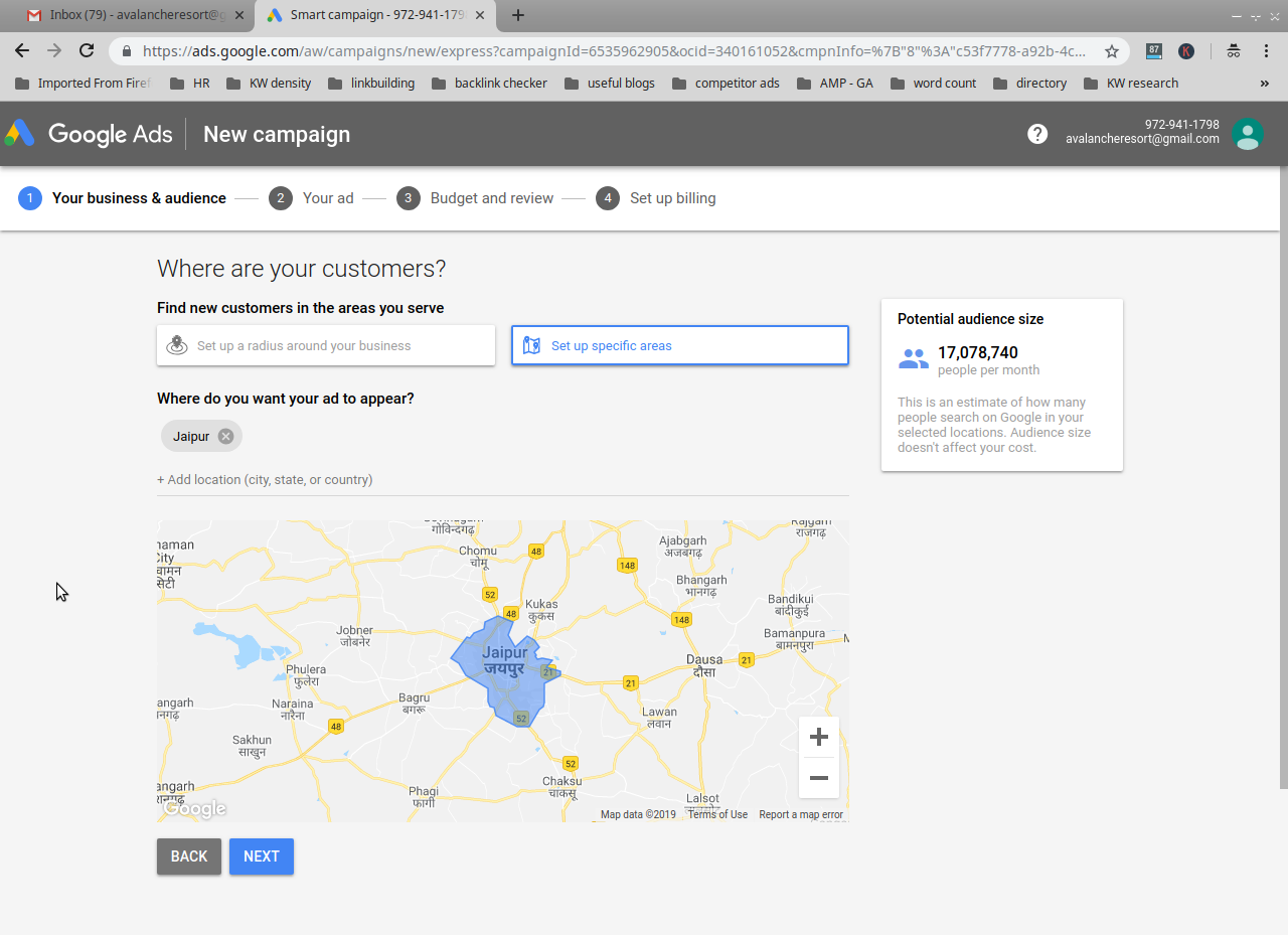Narrow down your locations while setting up Google Ads 