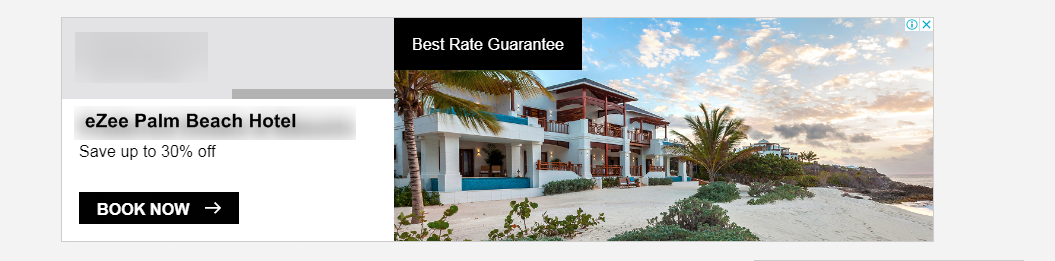 Example of Google Display Advertising for Hotels