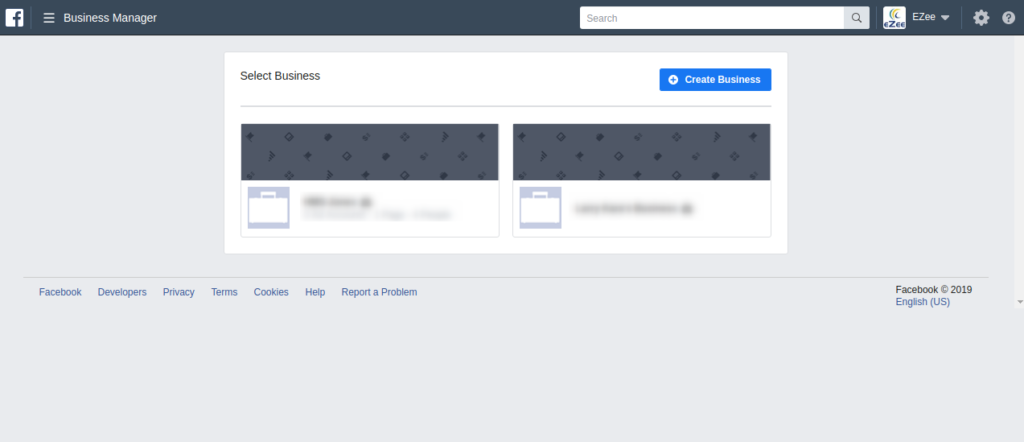 Login to Facebook Business Manager