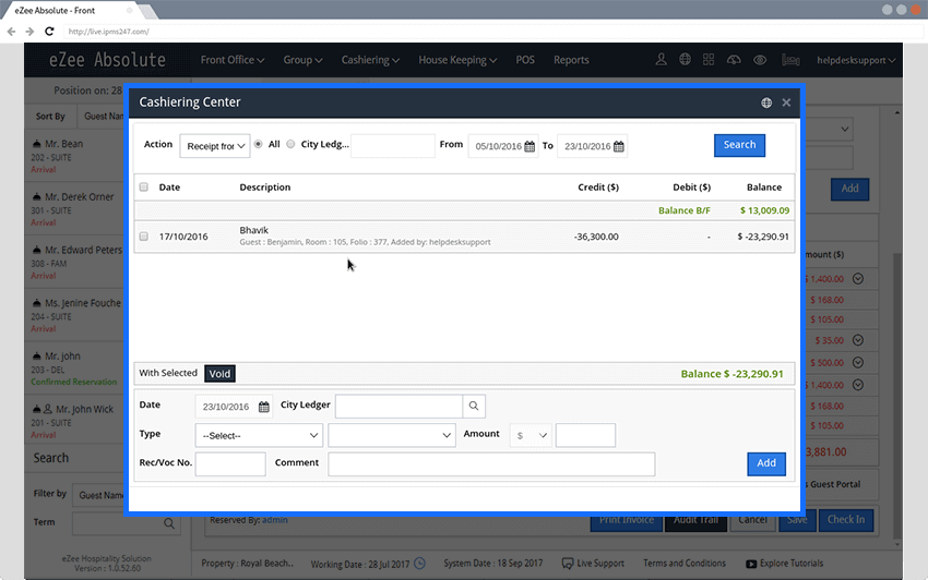 Payments and Account Receivables