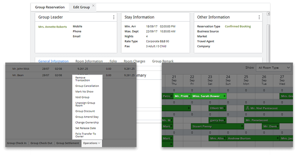 Group Booking Management