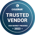 Crozdesk Trusted Vendor Badge